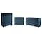 Manhattan Comfort Granville Midnight Blue 5-Drawer Tall Dresser, 3-Drawer Standard Dresser and 6-Drawer Double Dresser GRAN034 - alternate 10